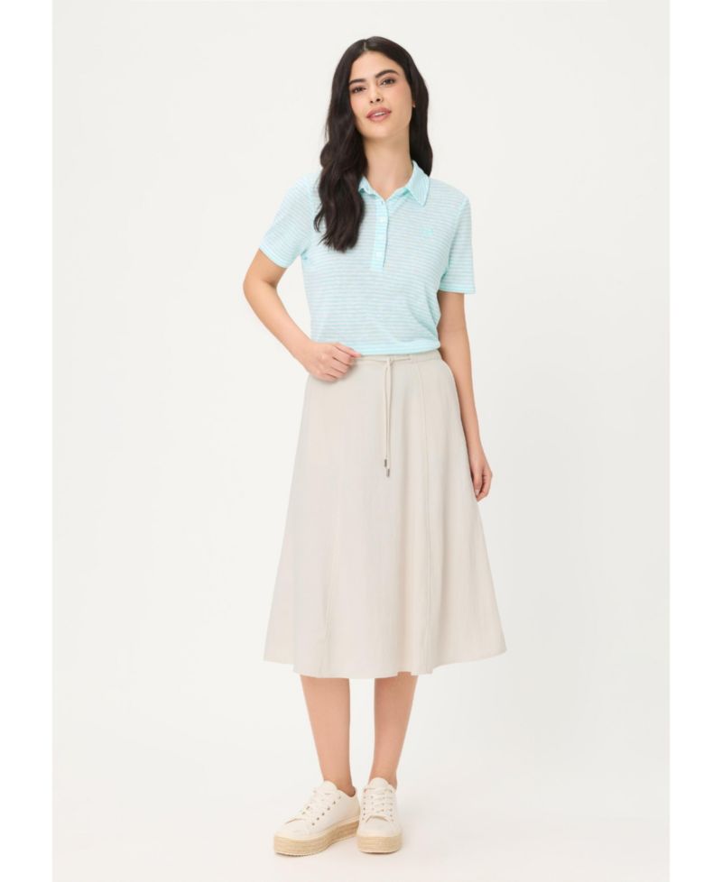 Women's Twill A-Line Skirt