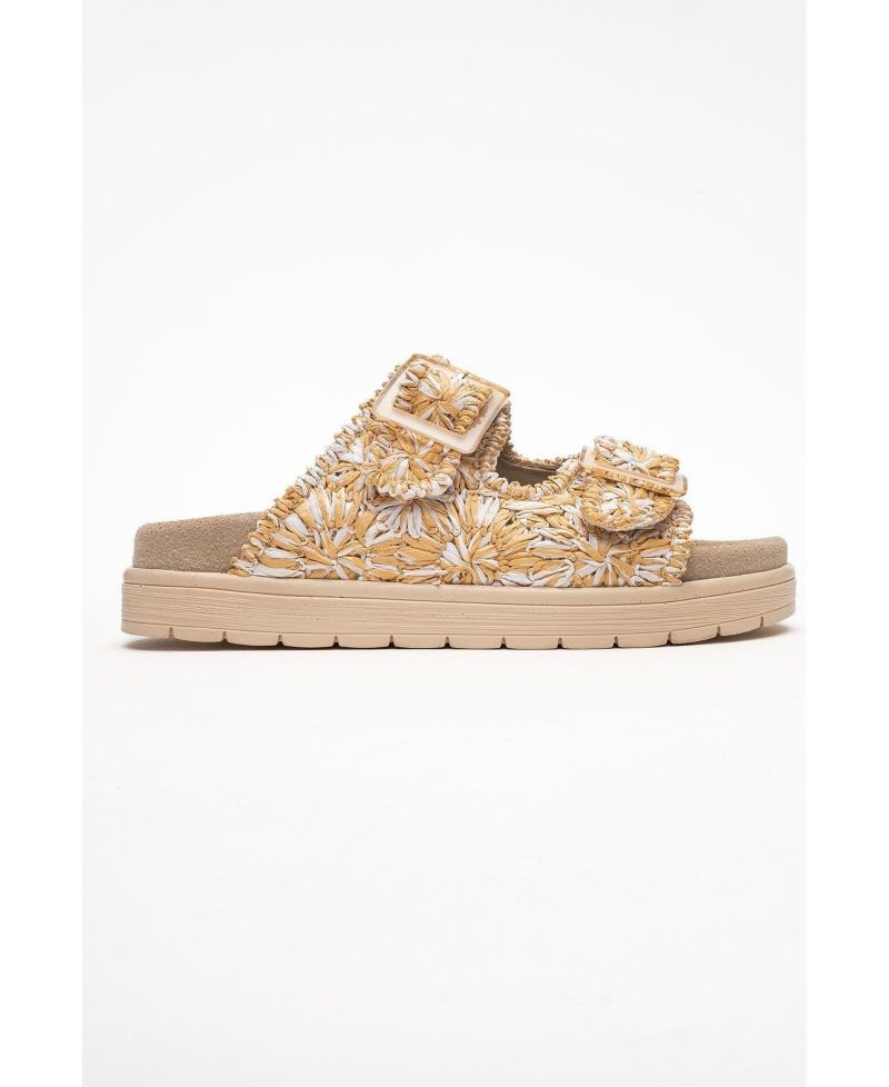 Milana Leather Double Strap Sandal (Women)