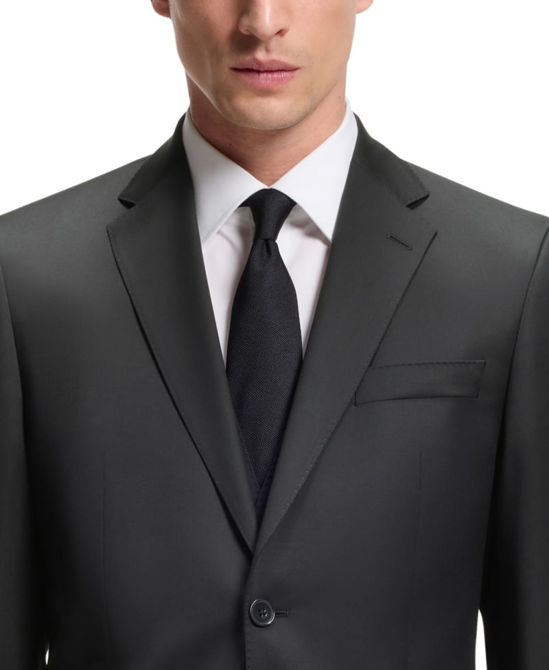 Men's Virgin-Wool Serge Suit Jacket