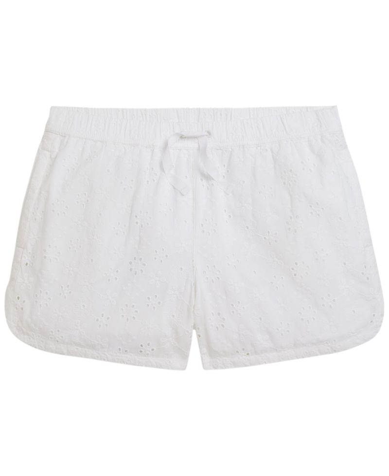Girls' 7-16 Eyelet Cotton Short
