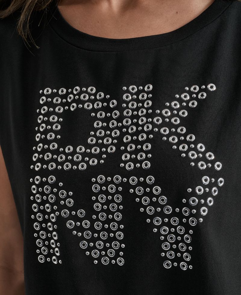 Women's Grommet Stack Logo Crewneck T-Shirt