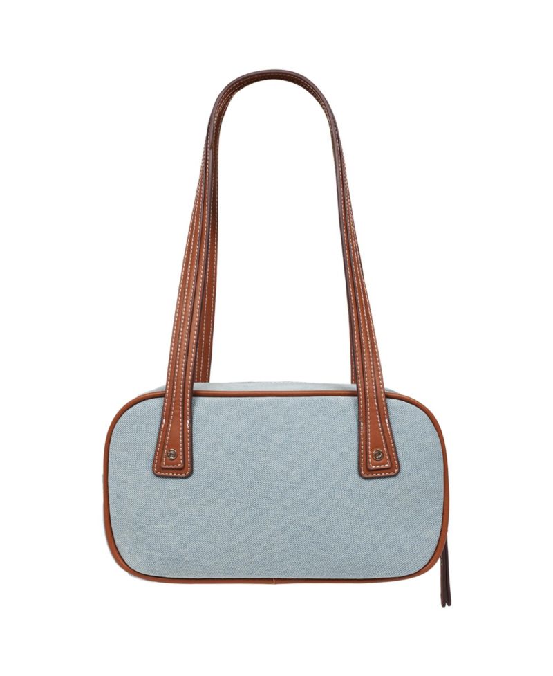 Arbor Multi Pin Logo Denim Satchel