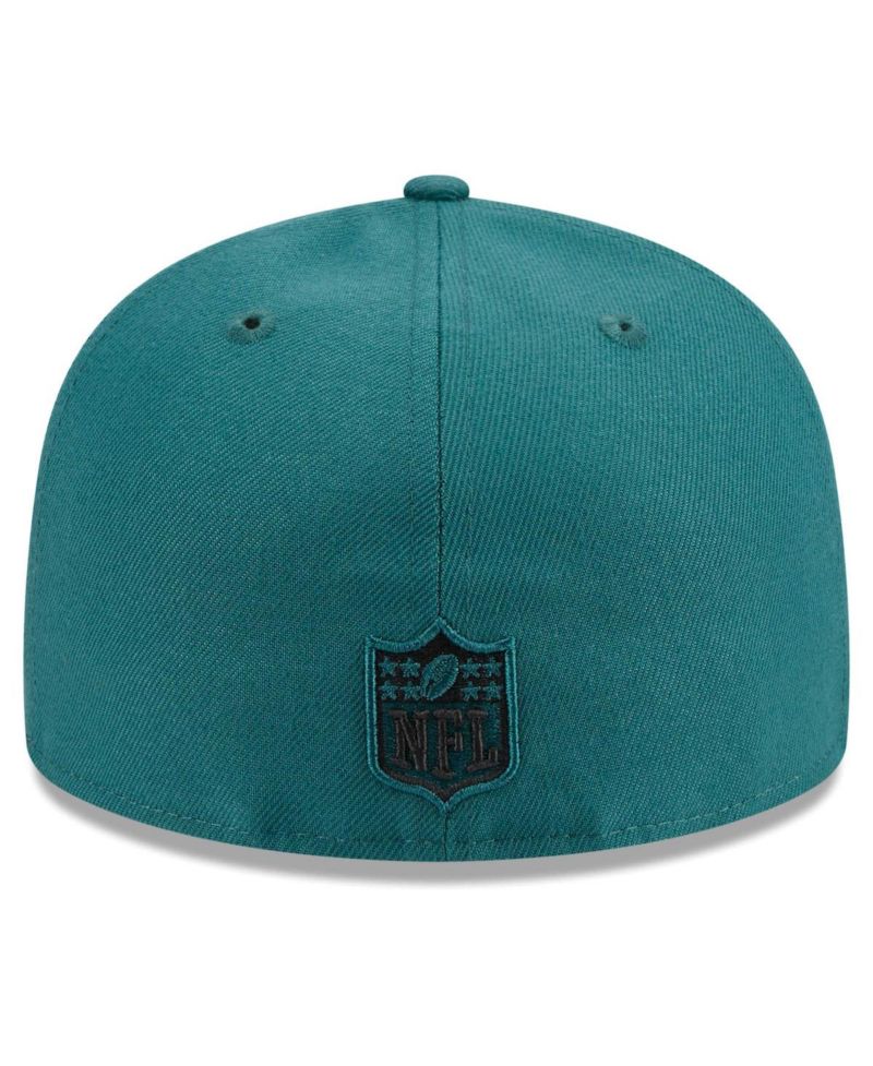 Men's Midnight Green Philadelphia Eagles Main Patch 59FIFTY Fitted Hat