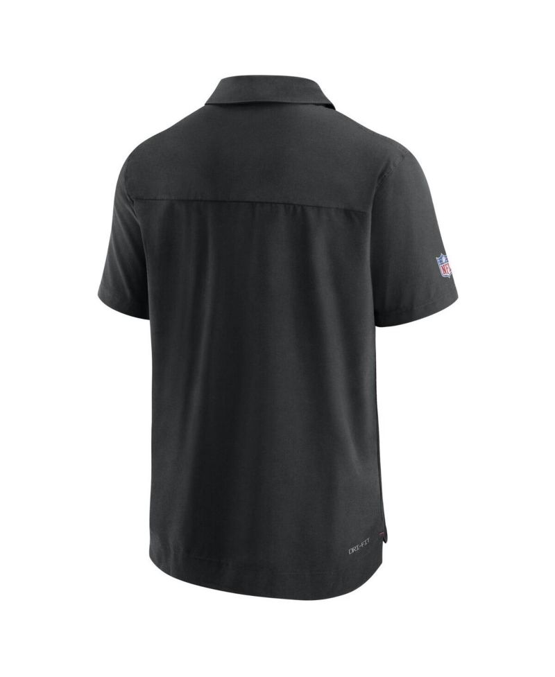 Men's Black San Francisco 49ers 2022/23 Sideline Lockup Performance Polo