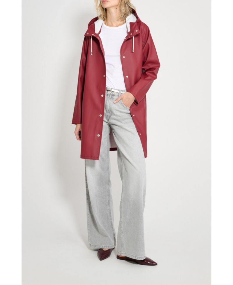 Women's Mosebacke Hooded Long Sleeve Raincoat
