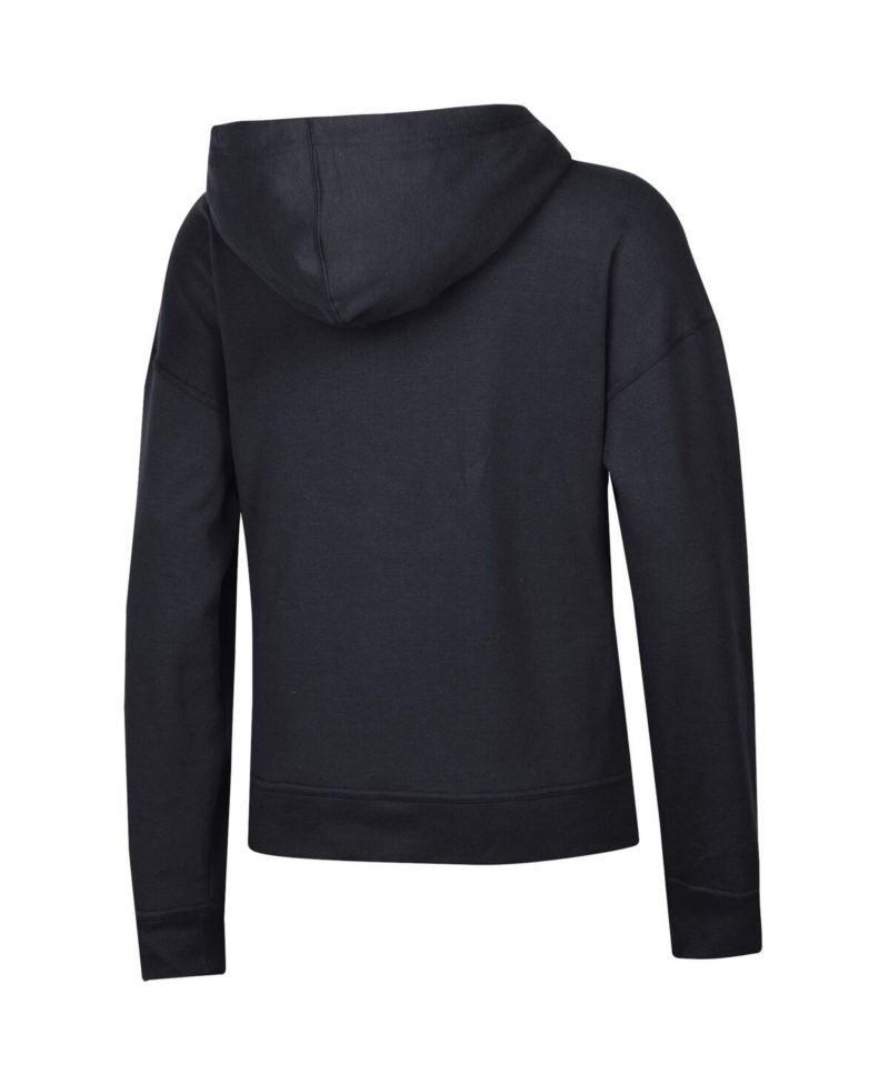 Women's Black Ohio State Buckeyes Powerblend Fleece Pullover Hoodie