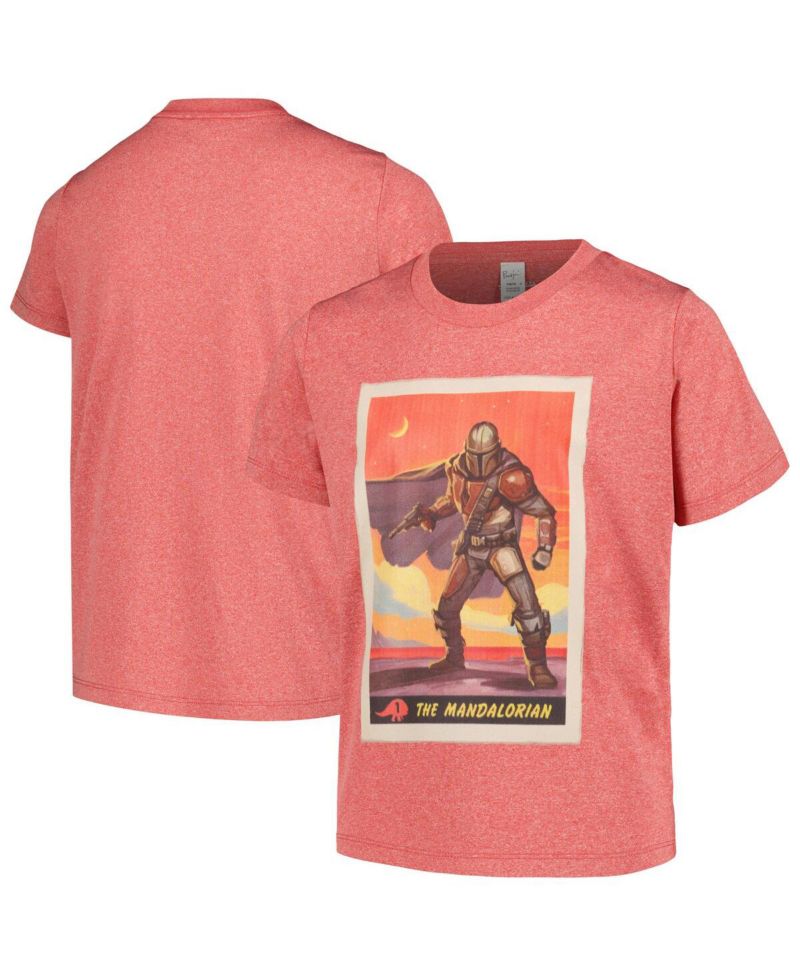 Big Boys and Girls The Mandalorian Poster T-Shirt
