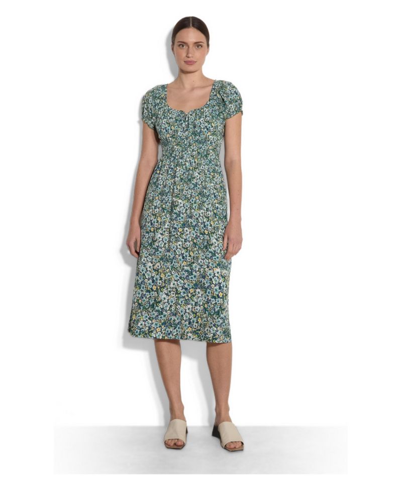 Women's Milkmaid Midi Dress