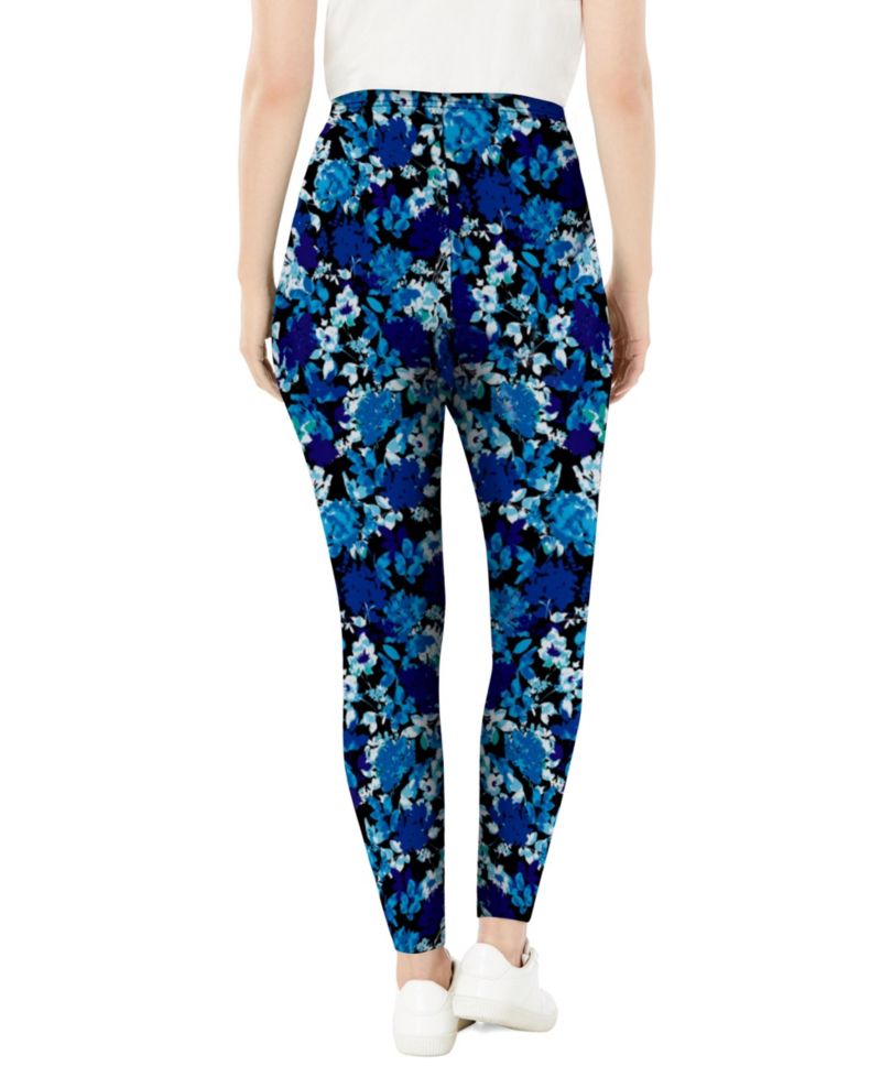 Women's Within Tall Stretch-Cotton Knit Pull-On Printed Leggings