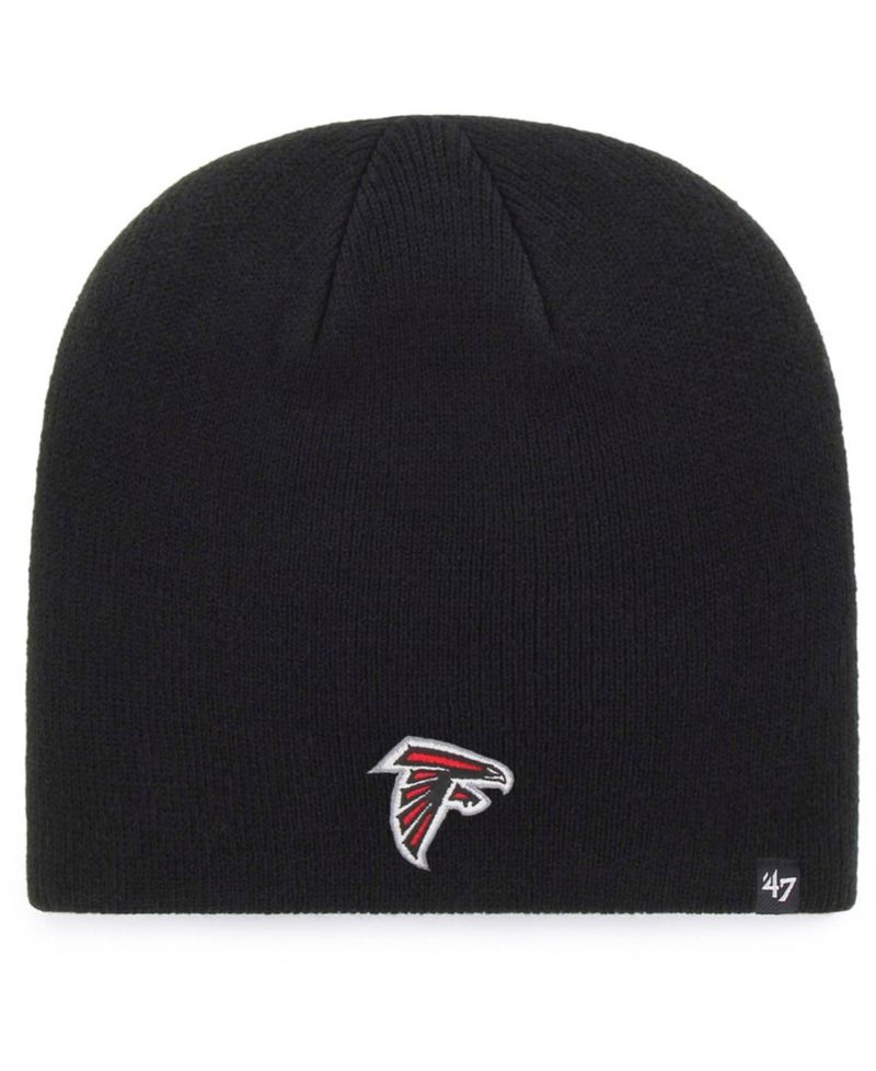 Men's Black Atlanta Falcons Primary Logo Knit Beanie