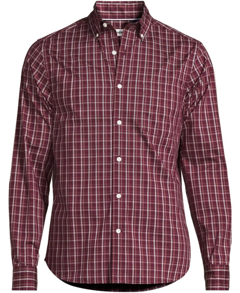 Men's Long Sleeve Tailored Fit Travel Kit Shirt