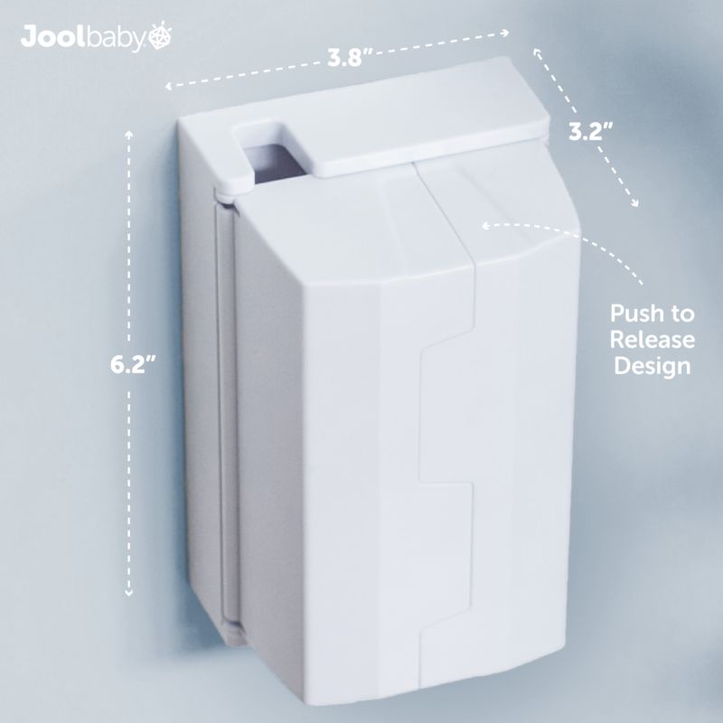 Toddler Electrical Outlet Cover Box Safety, Duplex & Decorator Electrical Outlet Plates Included, Spacious Compartment (2-Pack)