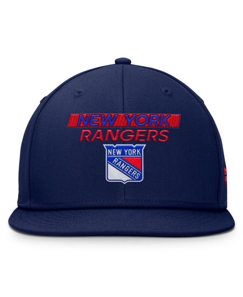 Men's Navy New York Rangers Authentic Pro Prime Snapback Hat