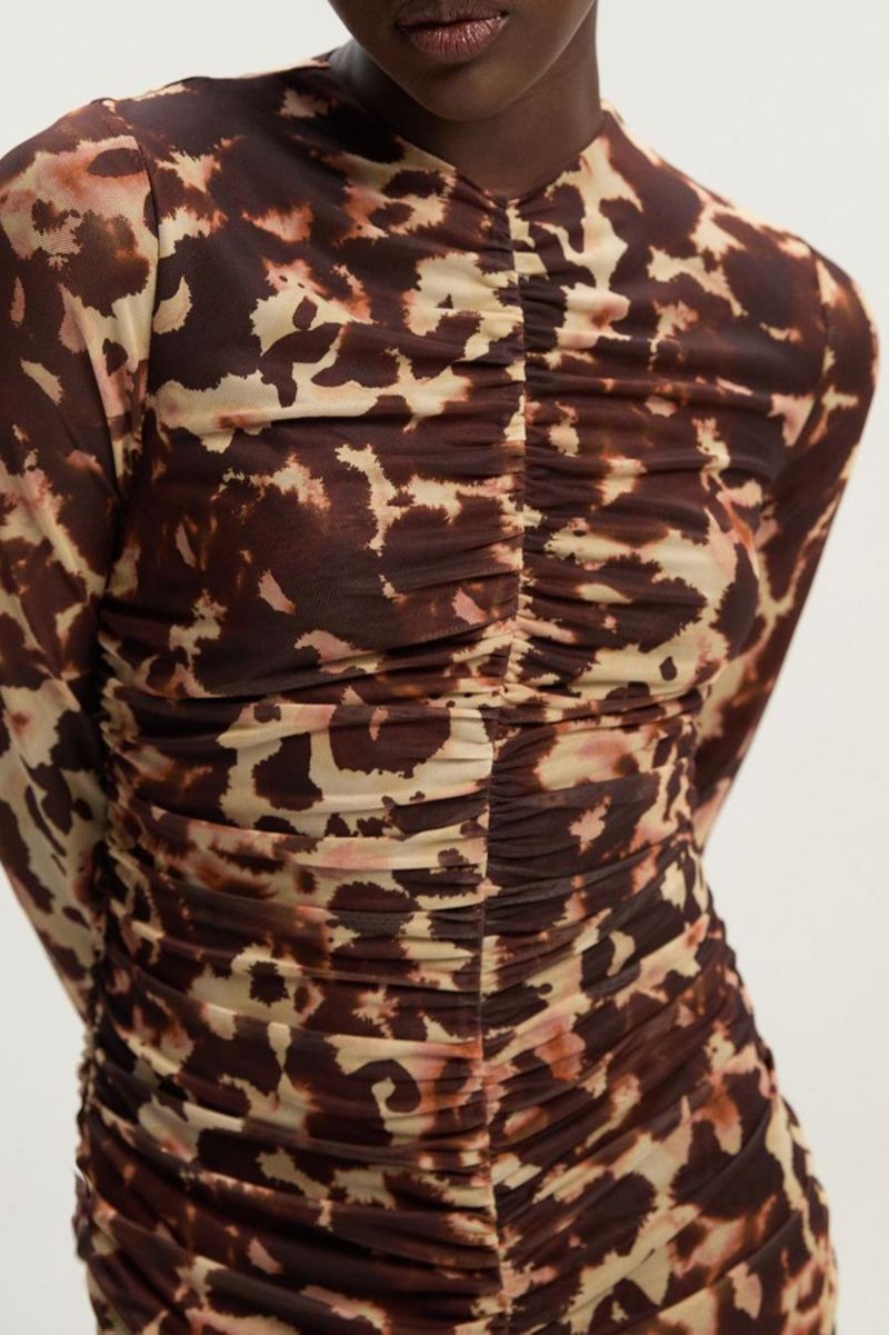Women's Sculpted Ruched Maxi Dress