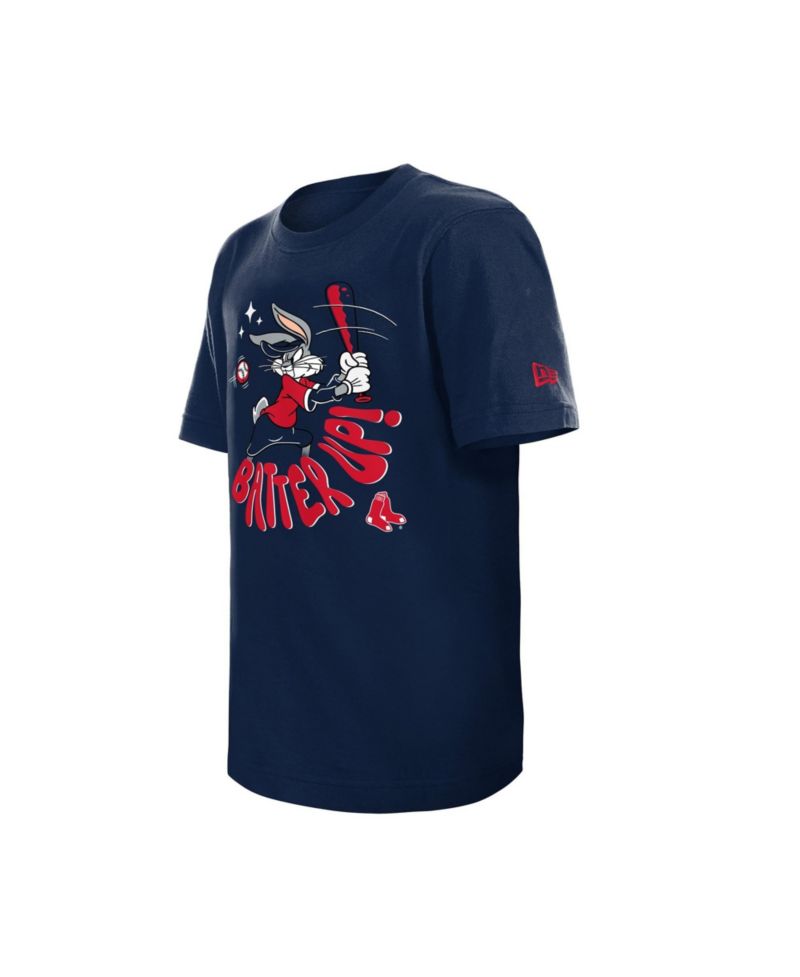 Big Boys and Girls Navy Boston Red Sox Looney Tunes T-Shirt