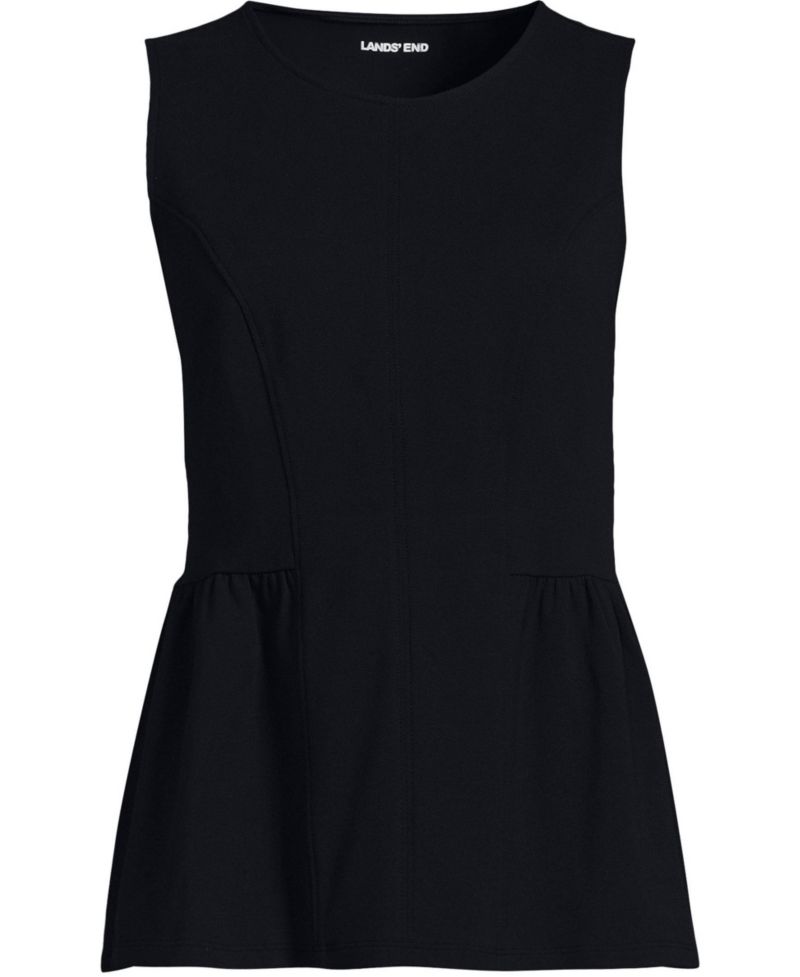 Plus Size Sleeveless Peplum Top