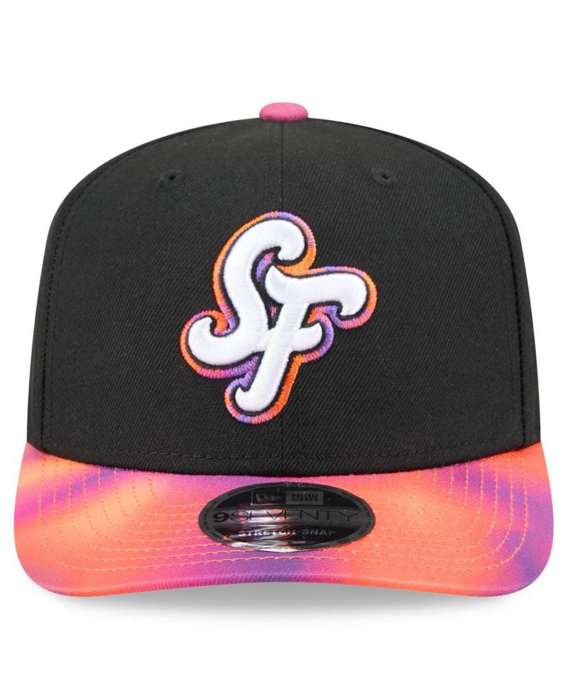 Men's Black/Orange San Francisco Giants 2025 City Connect 9SEVENTY Adjustable Hat