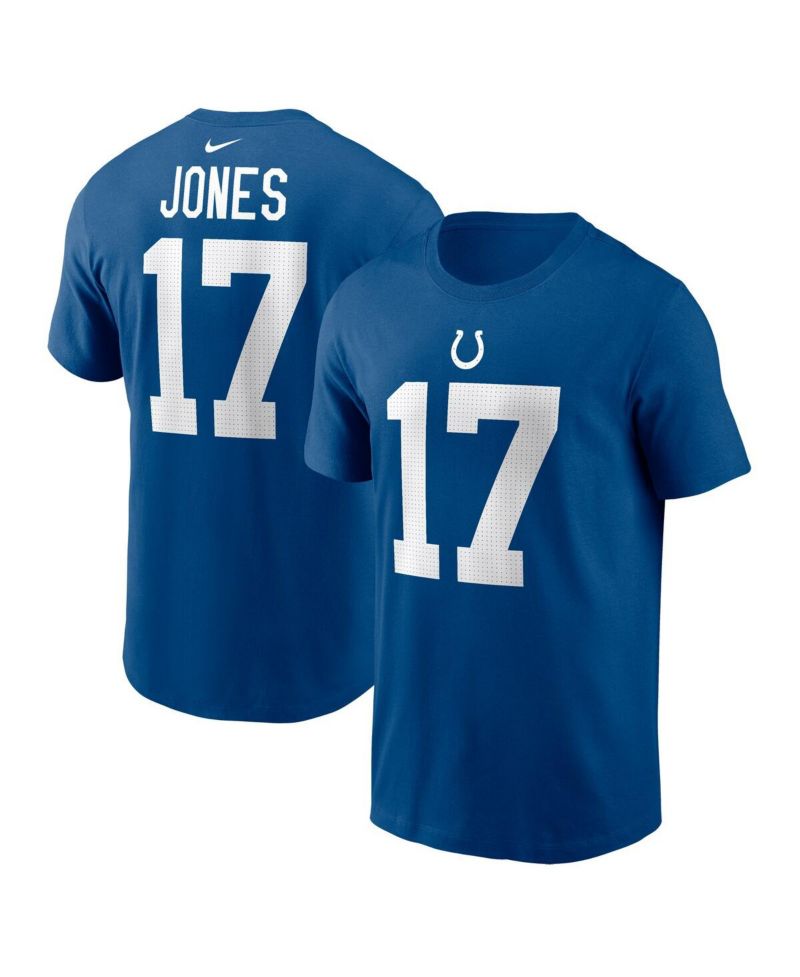 Men's Daniel Jones Royal Indianapolis Colts Name & Number T-Shirt