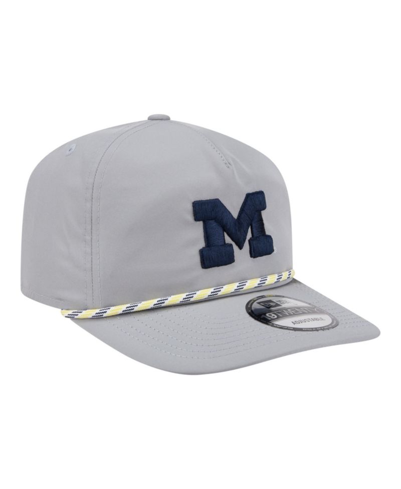 Men's Gray Michigan Wolverines 19TWENTY Adjustable Hat