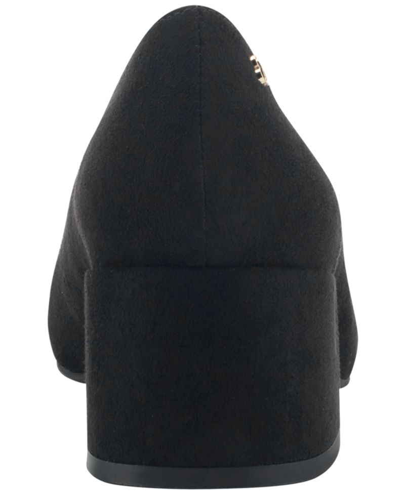 Women's Caser Square Toe Block Heel Slip-On Pumps
