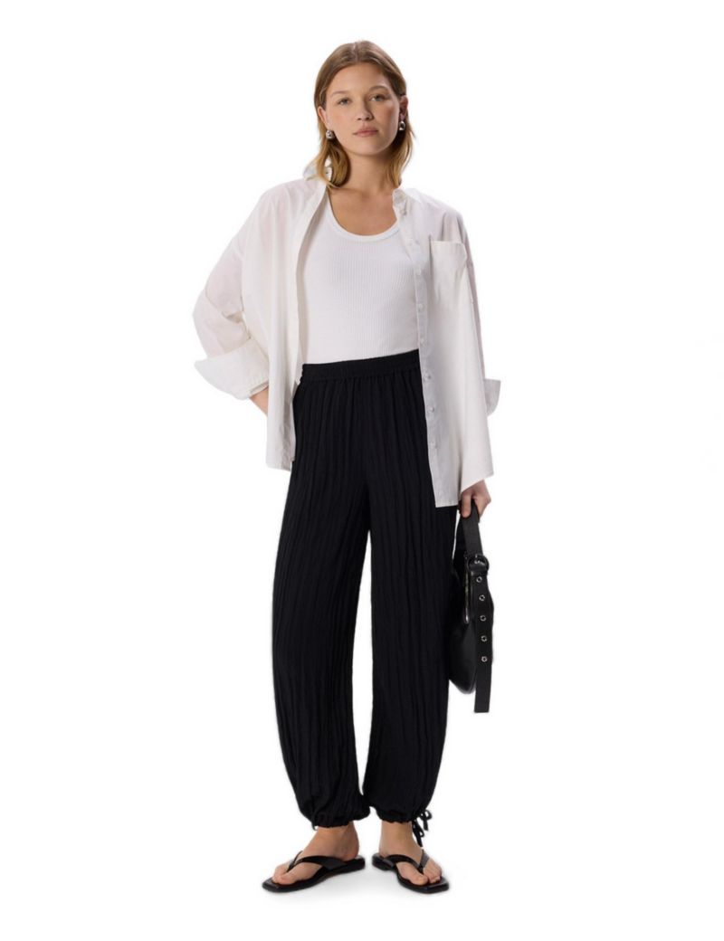 Women's Relaxed Tie Hem Trouser
