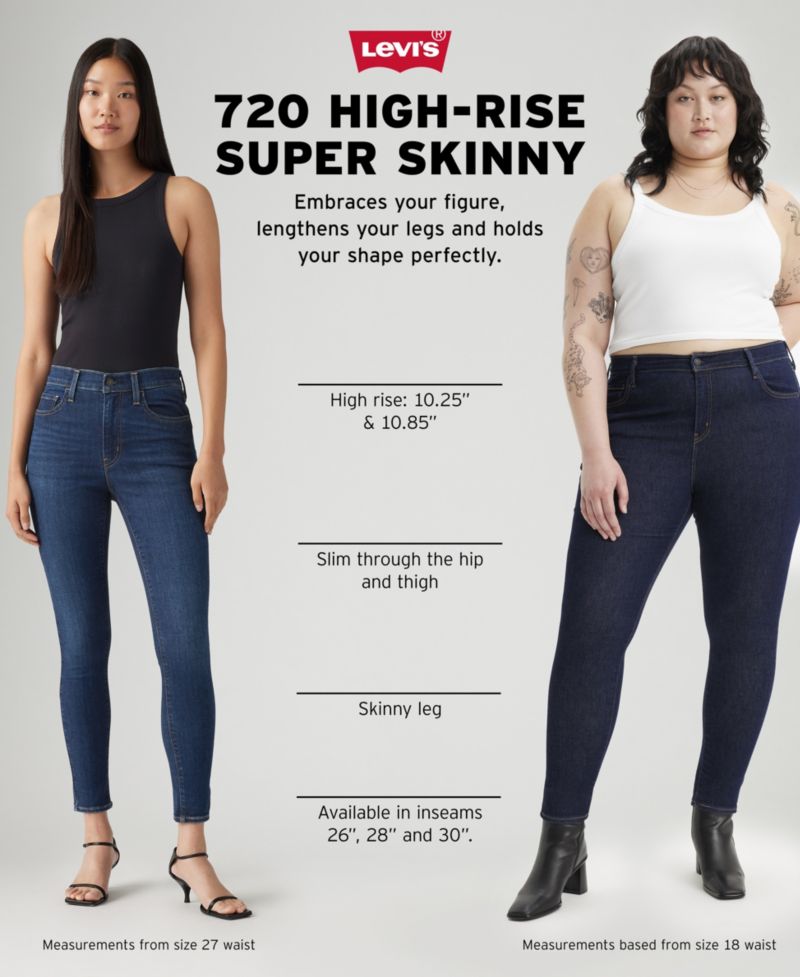 Women's 720 High-Rise Stretchy Super-Skinny Jeans