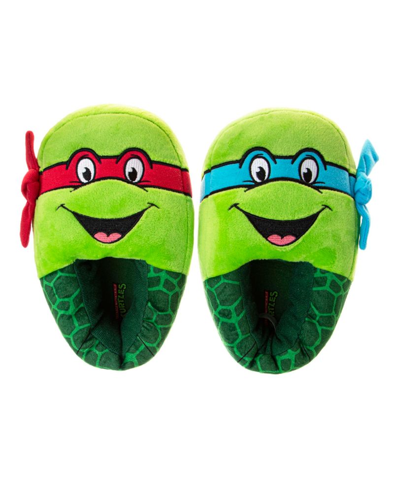 Teenage Mutant Ninja Turtles Boys' 1 -13 Slippers Soft, Cozy, and Fun Slip On