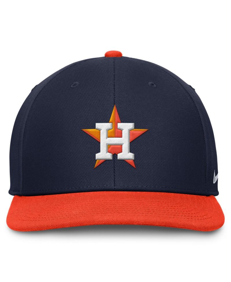 Men's Navy/Orange Houston Astros Pro Dri-FIT snapback Hat