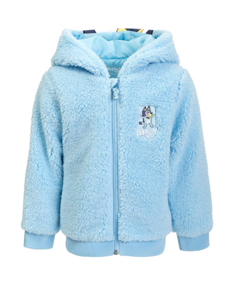 Boys Cozy Sherpa Zip Up Cosplay Hoodie to (2T - 10-12)