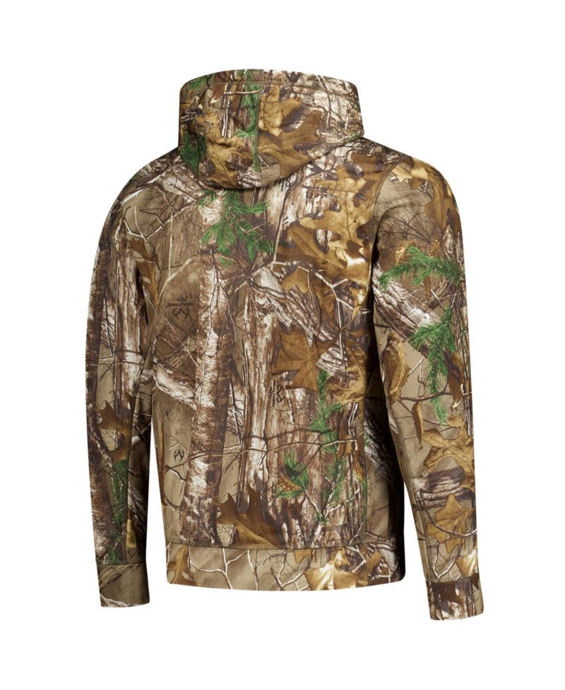 Men's Camo Detroit Tigers Trophy Realtree Full-Zip Hoodie