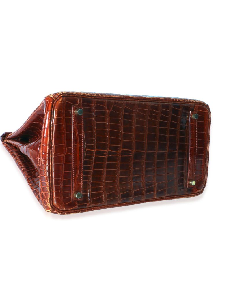 Miel Porosus Crocodile Birkin 35 GHW
