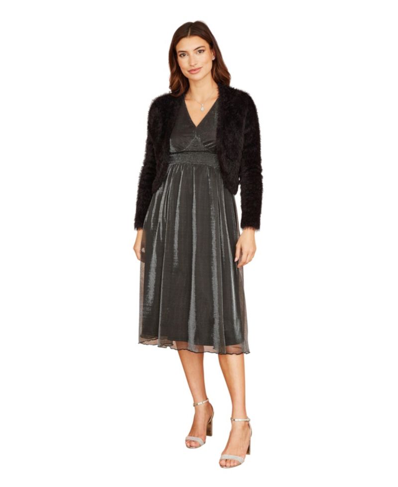 Women's Eyelash Knit Bolero