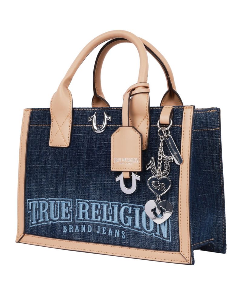 Bombe Logo Denim Tote