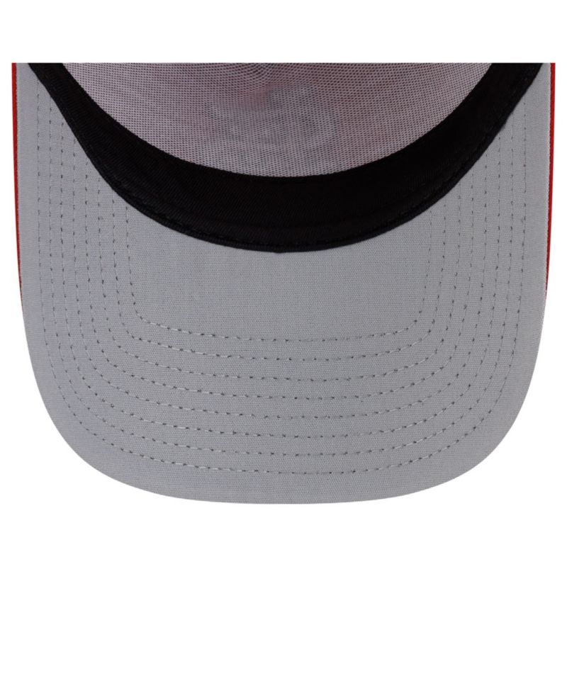 Men's Red St. Louis Cardinals Side Script 9FORTY A-Frame Trucker Adjustable Hat