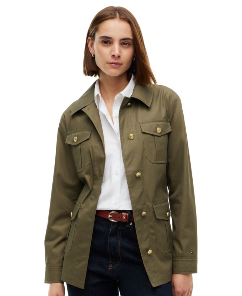 Women's Collared Utility Field Jacket