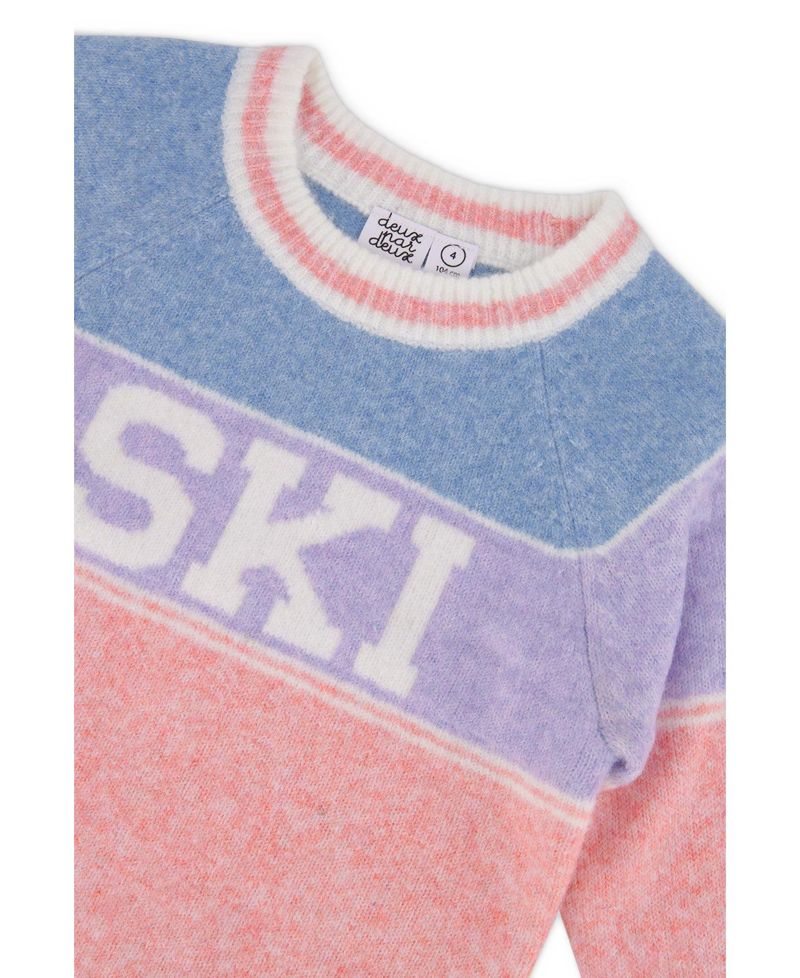 Little and Big Girl&iquest;&iquest; ( 6 to 12 ) Sweater with Ski Jacquard