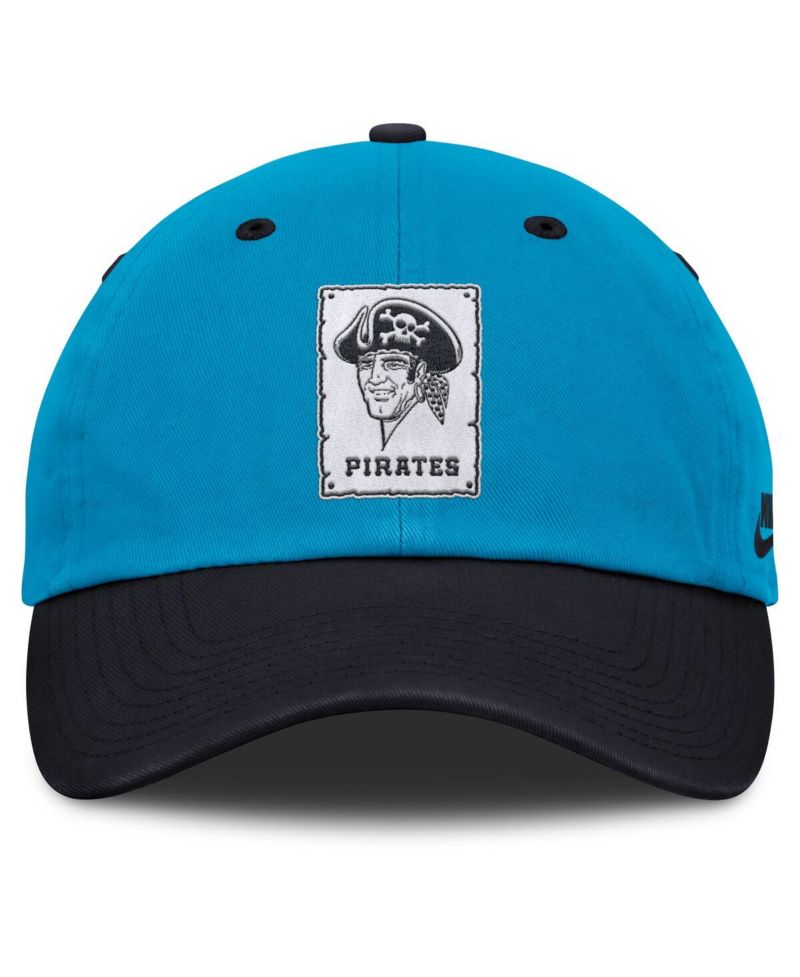 Men's Blue/Navy Pittsburgh Pirates Neon 90s Club Adjustable Hat