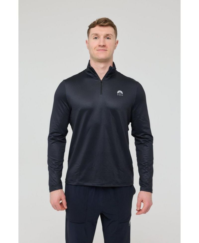 Men's Elite Activewear 1/4 Zip Top T-Shirts