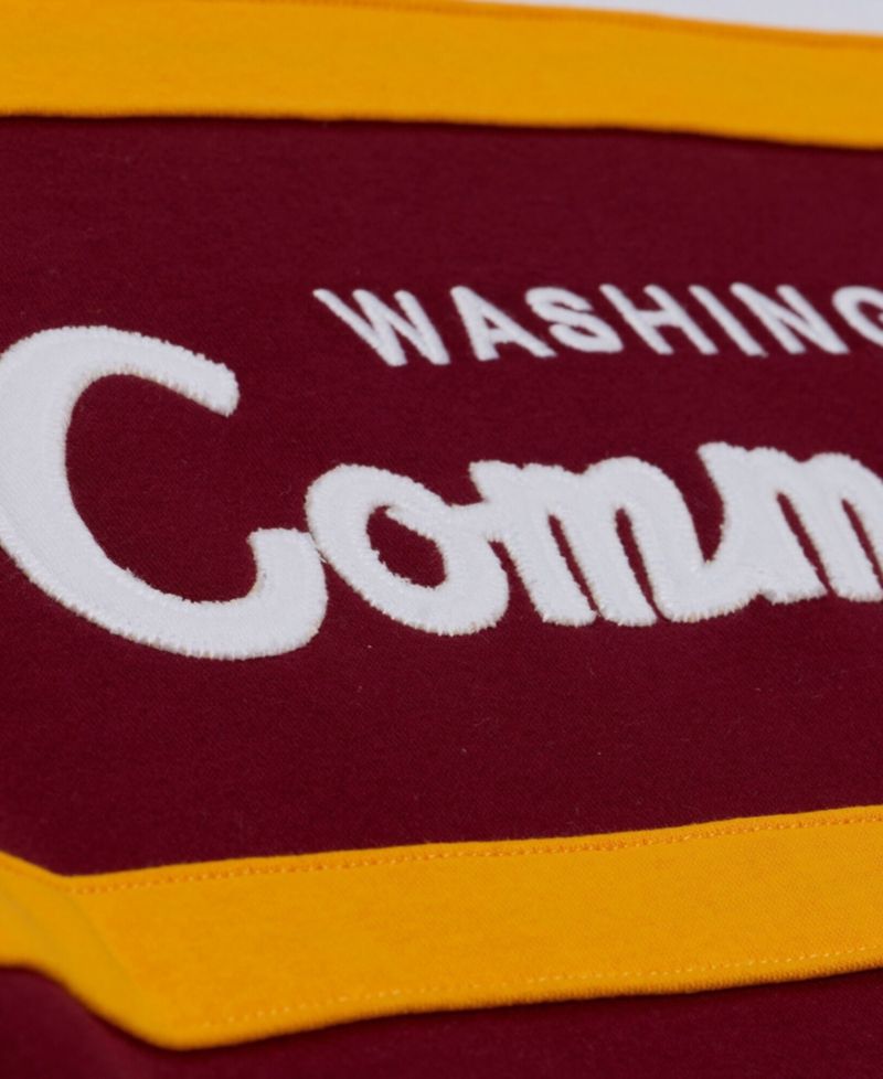 Men's Mitchell Ness Burgundy Washington Commanders Head Coach Hoodie
