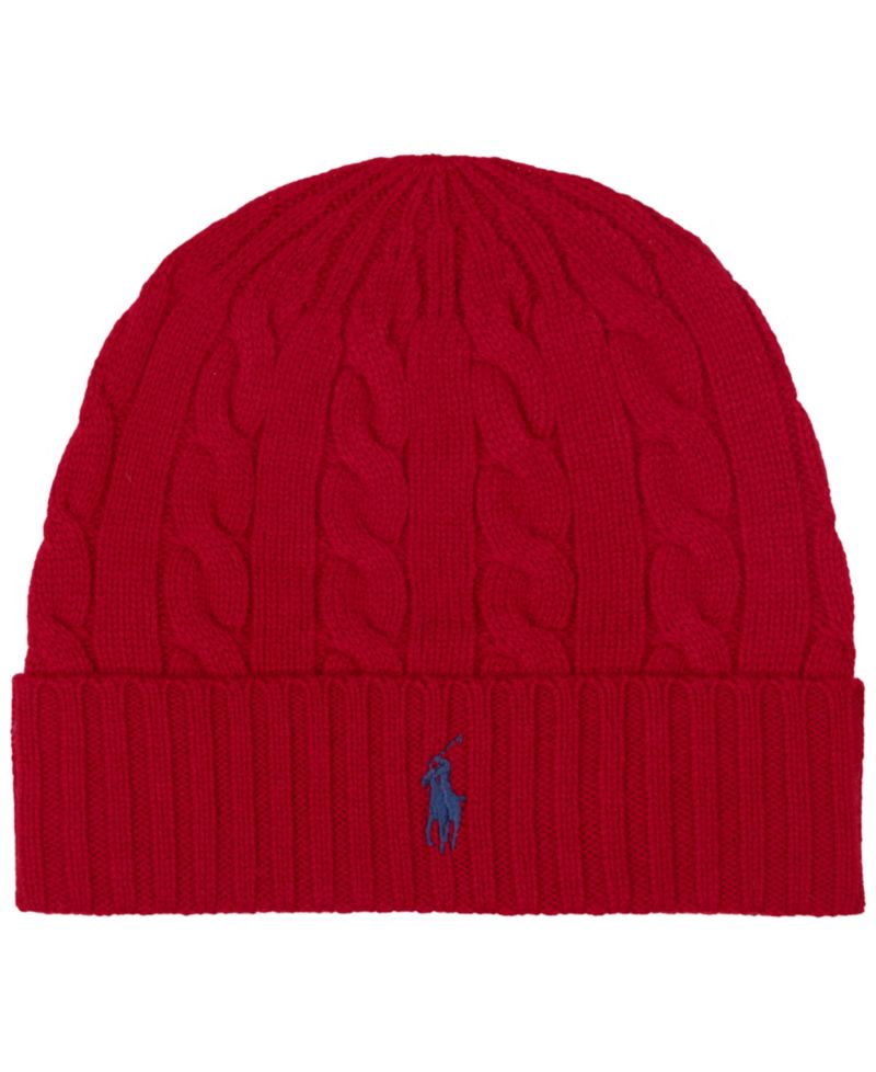 Men's Cashmere Blend Cable Beanie