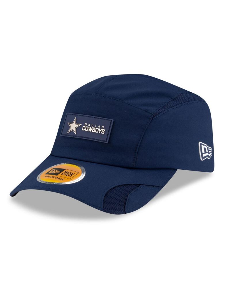 Men's Navy Dallas Cowboys 2025 Sideline Runner Adjustable Hat