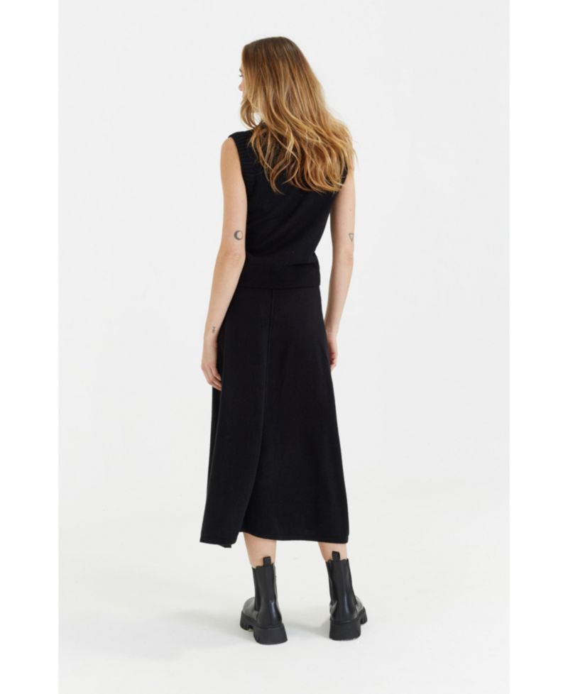 Women's Chinti and Parker Wool Cashmere Midi Skirt
