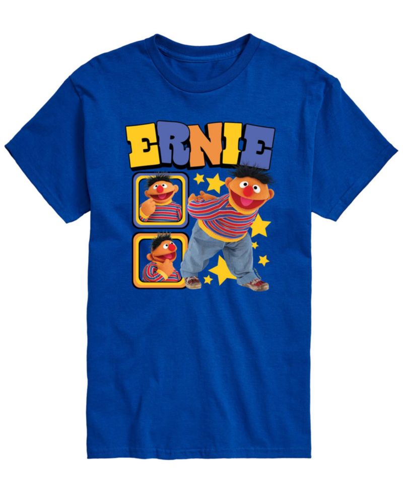 Men's Sesame Street Ernie Photos Short-Sleeve Graphic T-Shirt