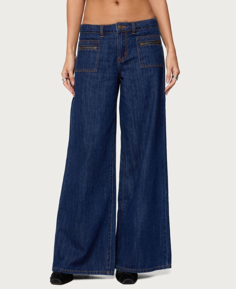 Women's Jimena Low Rise Wide Leg Jeans