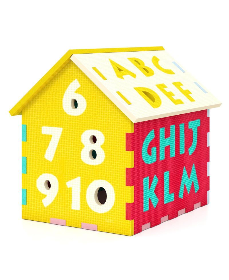 Interlocking Alphabet and Numbers Puzzle Mats, 7-Piece Set