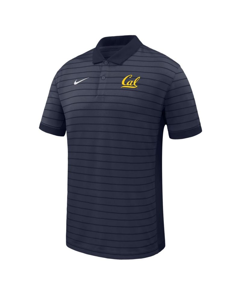 Men's Navy Cal Bears 2025 Early Season Coaches Sideline Victory Stripe Performance Polo Shirt