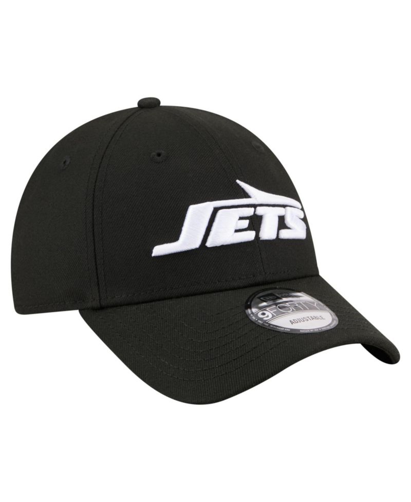 Men's Black New York Jets Core Team 9FORTY Adjustable Hat