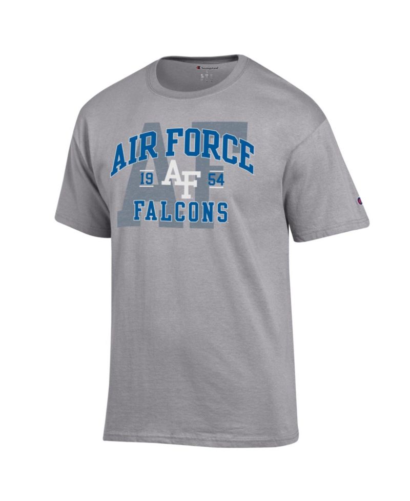 Men's Heather Gray Air Force Falcons Varsity T-Shirt