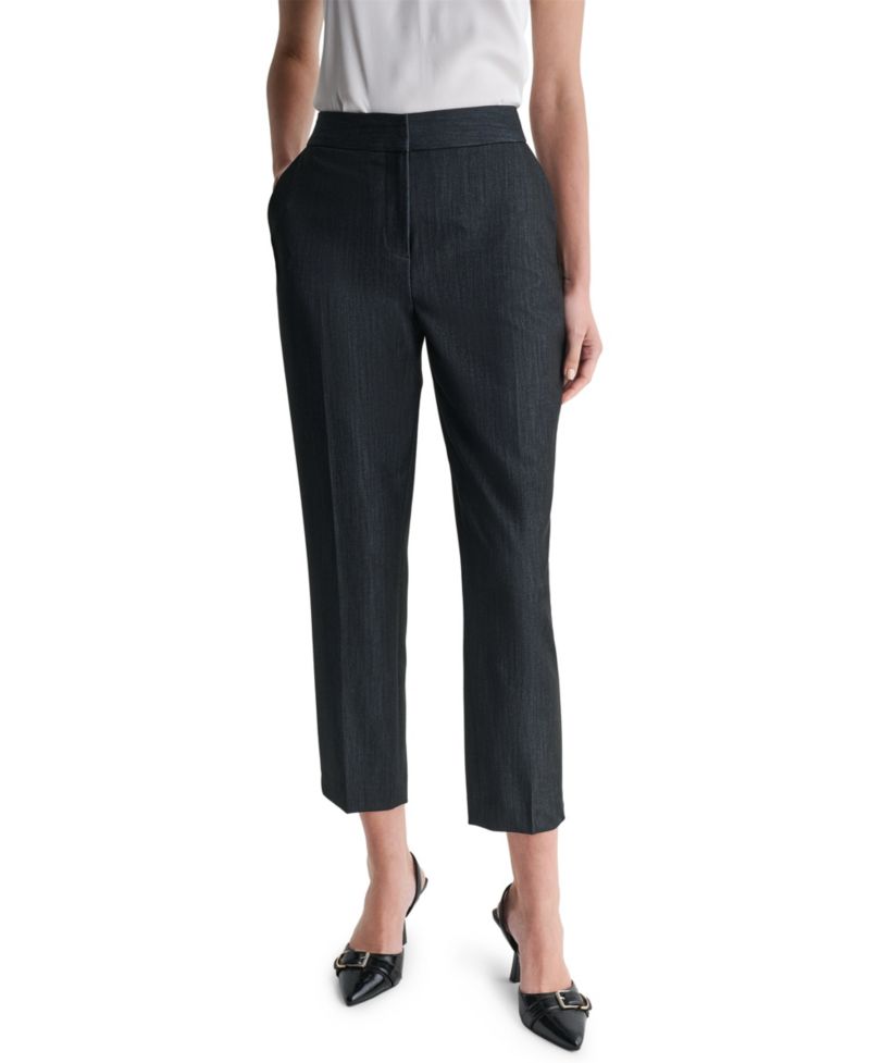 Women's High-Rise Wide-Leg Full-Length Pants