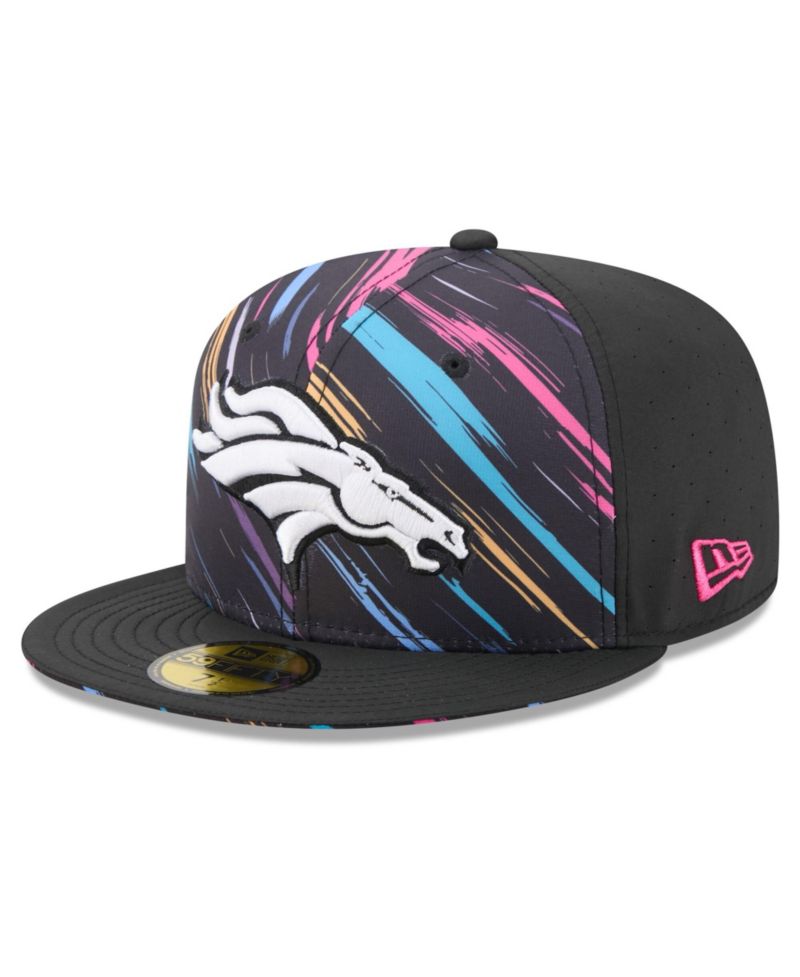 Men's Black Denver Broncos 2026 NFL Cruical Catch 59FIFTY Fitted Hat